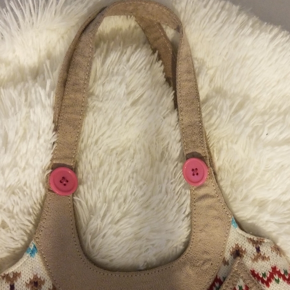 Roxy Sweater Knit Purse And Buttons - Picture 5 of 8